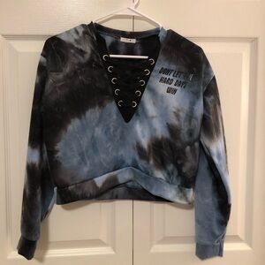 Tie-Dye Graphic Sweatshirt